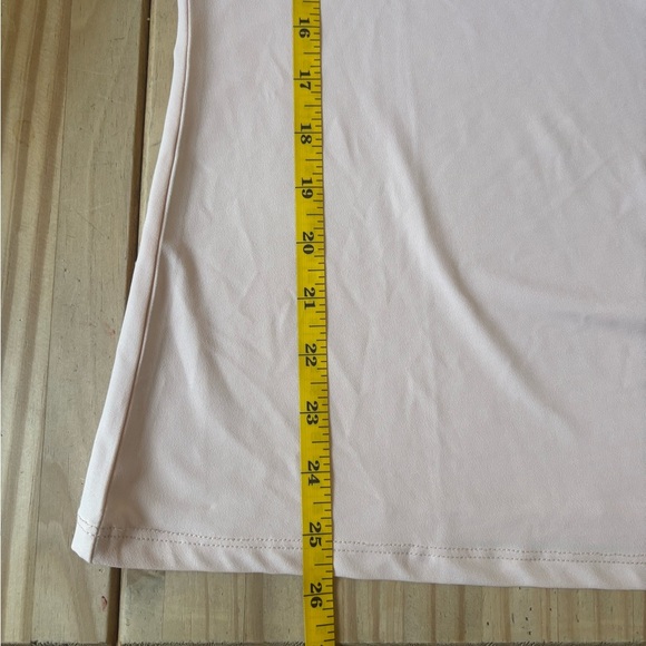 Elegant Blush Blouse with Side Detail - Picture 7 of 7